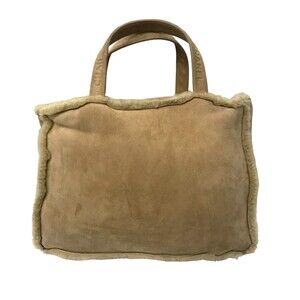 Chanel Beige Mouton Tote Bag